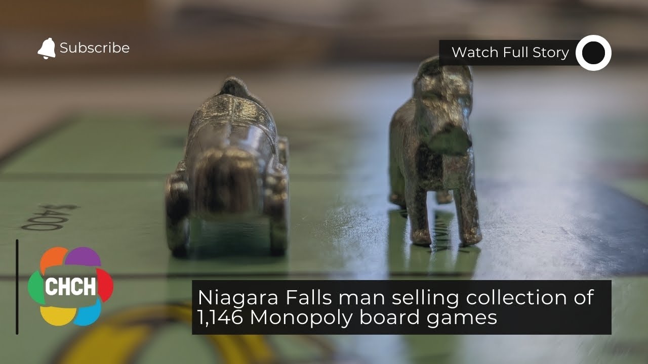 Мужчина из Ниагарского водопада продаёт коллекцию из 1146 настольных игр «Монополия»