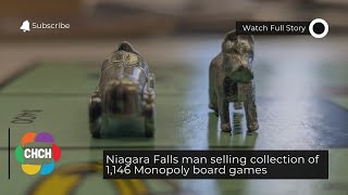Niagara Falls man selling collection of 1,146 Monopoly board games