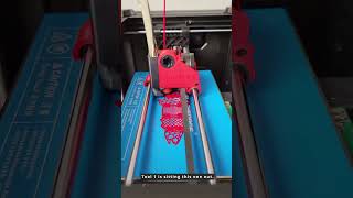 Red Tool printing Red Fish in Single Tool Mode #3dprinting #idex #klipper