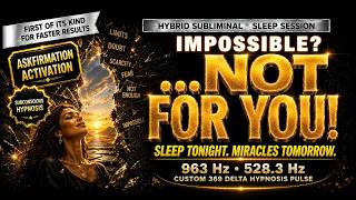 🔥 Why Is the Impossible Easy for You? ASKfirmation Activation | HYBRID Subliminal® + Hypnosis