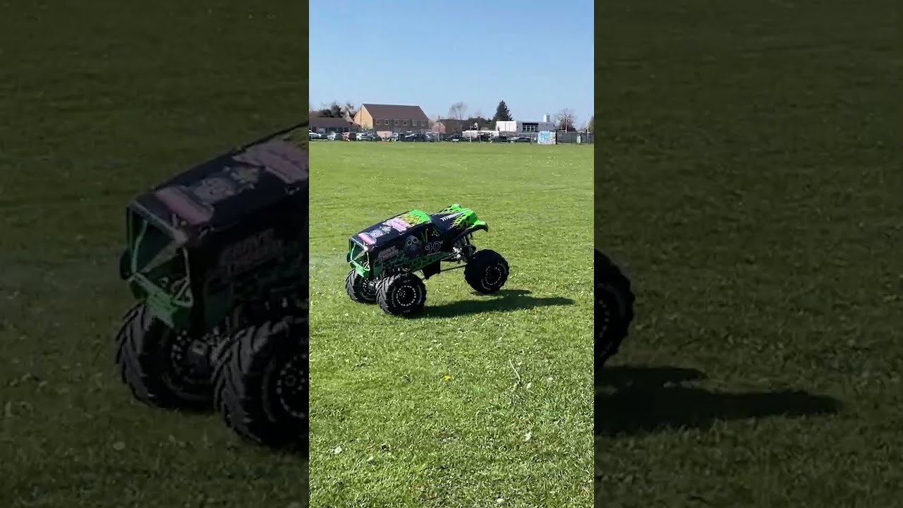 Worlds Biggest RC Car Power Wheelie