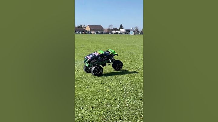 Worlds Biggest RC Car power wheelie