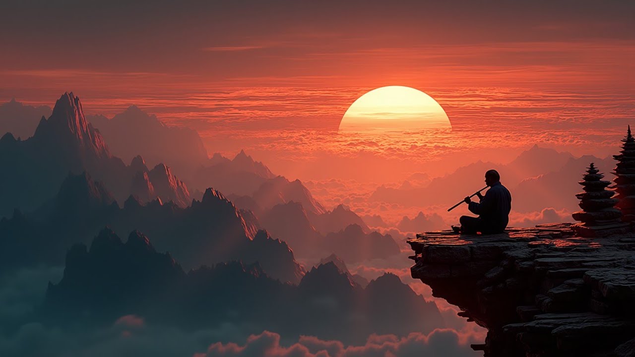 Tibetan Flute Meditation Music for Deep Relaxation & Stress Relief ...