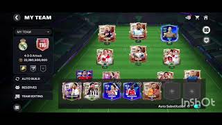 FINALLY 117 OVR Done! ||#117OVR#mylineup screenshot 2