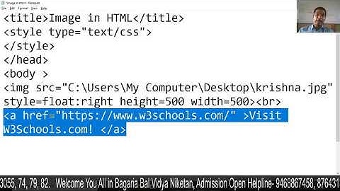Inserting Object in HTML- 2  Ch- 7