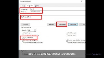 How to remove Wikipedia references using Word 2016 advance search @office365