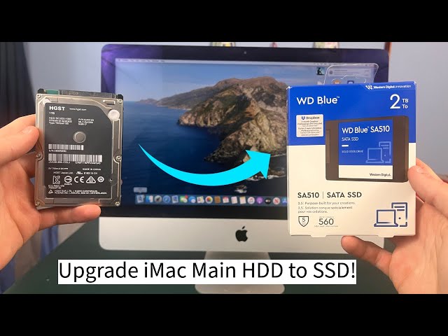 iMAC 2017年 MAC OS Ventura SSD How To Upgrade/Replace 2017 4K iMac Main HDD to SSD - YouTube