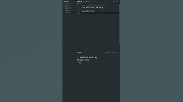 Python Functions from Other Files 👨‍💻 #shorts