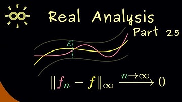 Real Analysis 25 | Uniform Convergence [dark version]