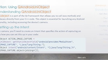 Launching the Camera in Your Qt Android App with QAndroidJniObject