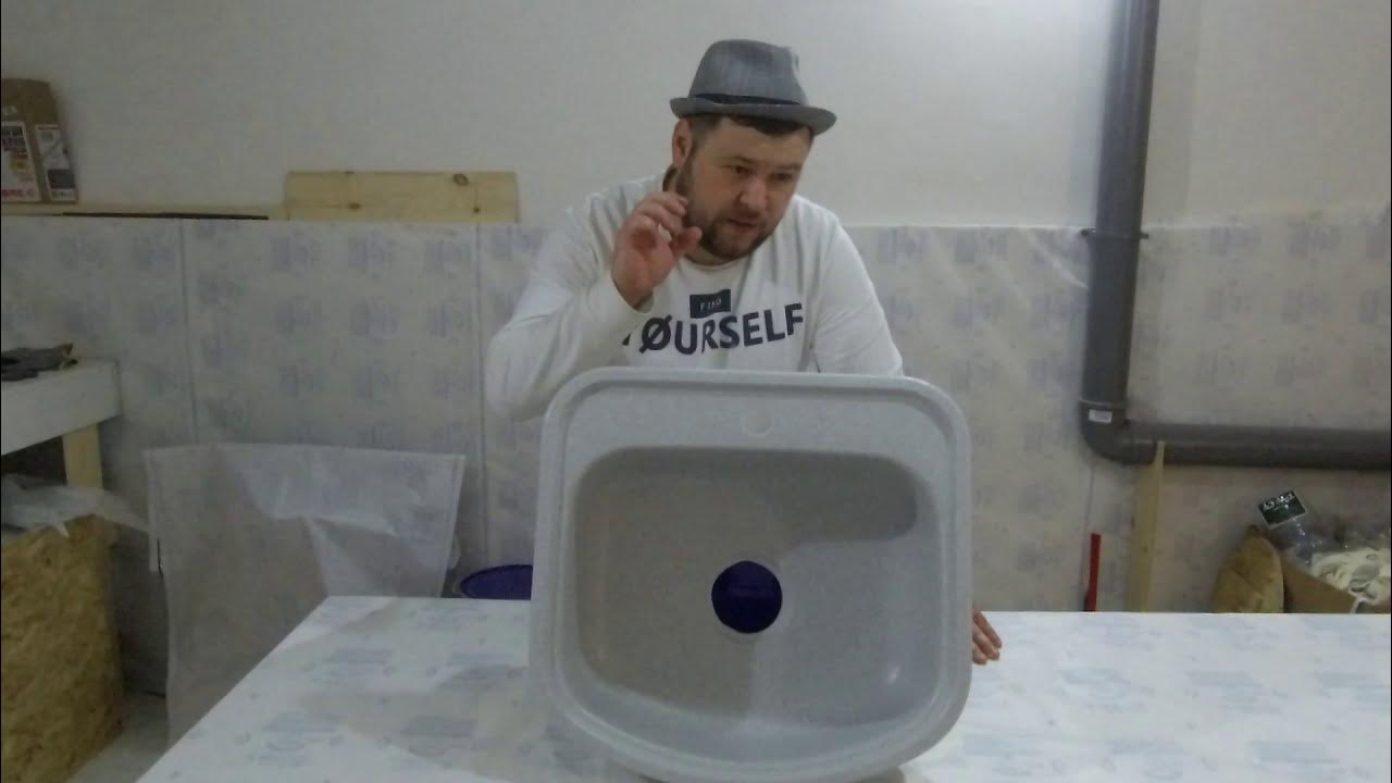 Кухонная мойка из жидкого гранита авеню - YouTube