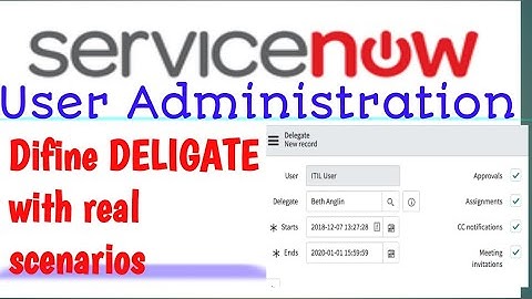 Delegate || servicenow #Deligate || #servicenow #interview