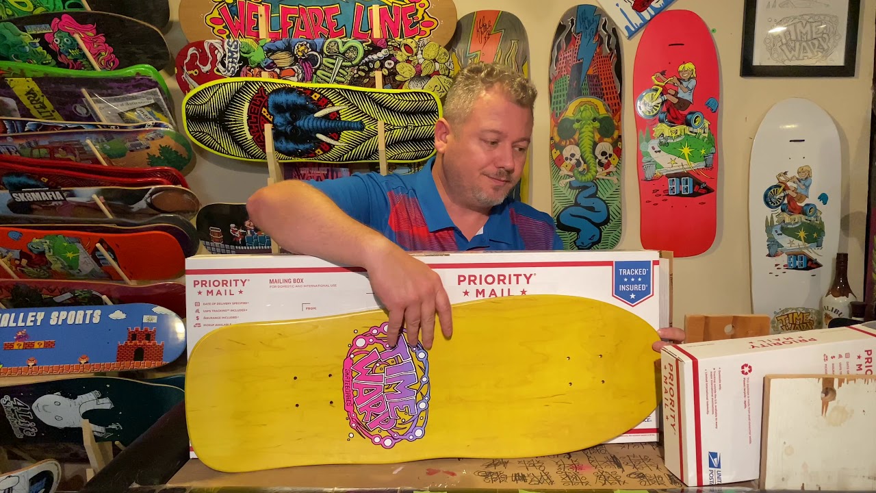 How To Make Skateboard Shipping Box Using Free Boxes
