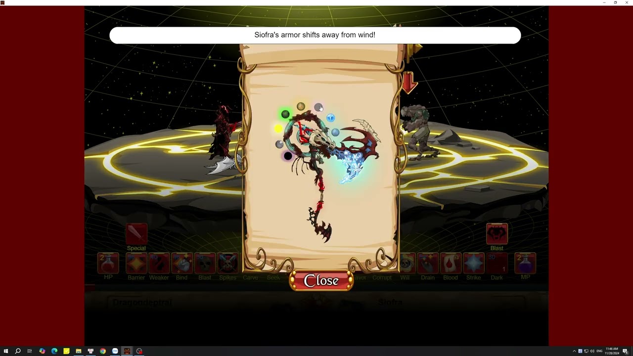 Dragonfable | Doom Knight | Siofra (5 Turns)