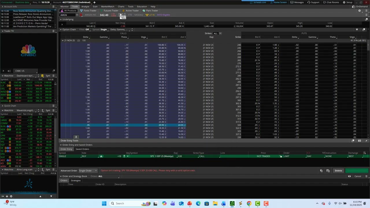 Bolsa de Valores Casi $2000 en 1 mes con AMGN