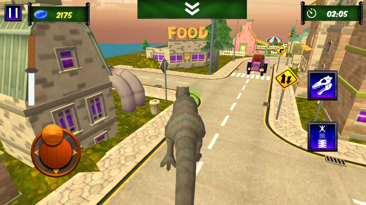 Wild Dinosaur Destroying World Simulator