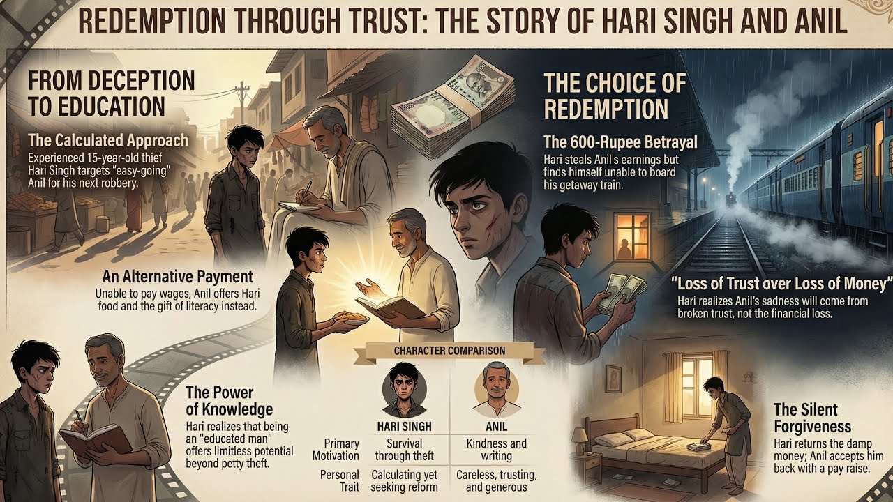 The Thief's Story Class 10 English | Board Exam Special- Full Chapter Explanation in Hindi