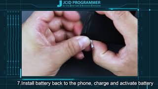 JCID tag -on battery flex cbale for 11Pro Max opertion video