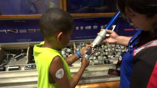 Creating a Light Saber at Disney Star Wars Weekends Hollywood Studios Disney World