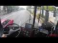 75-ös Trolibusz BKV. Ikarus 280T GVM. (Cockpit View) Budapest. 2017.