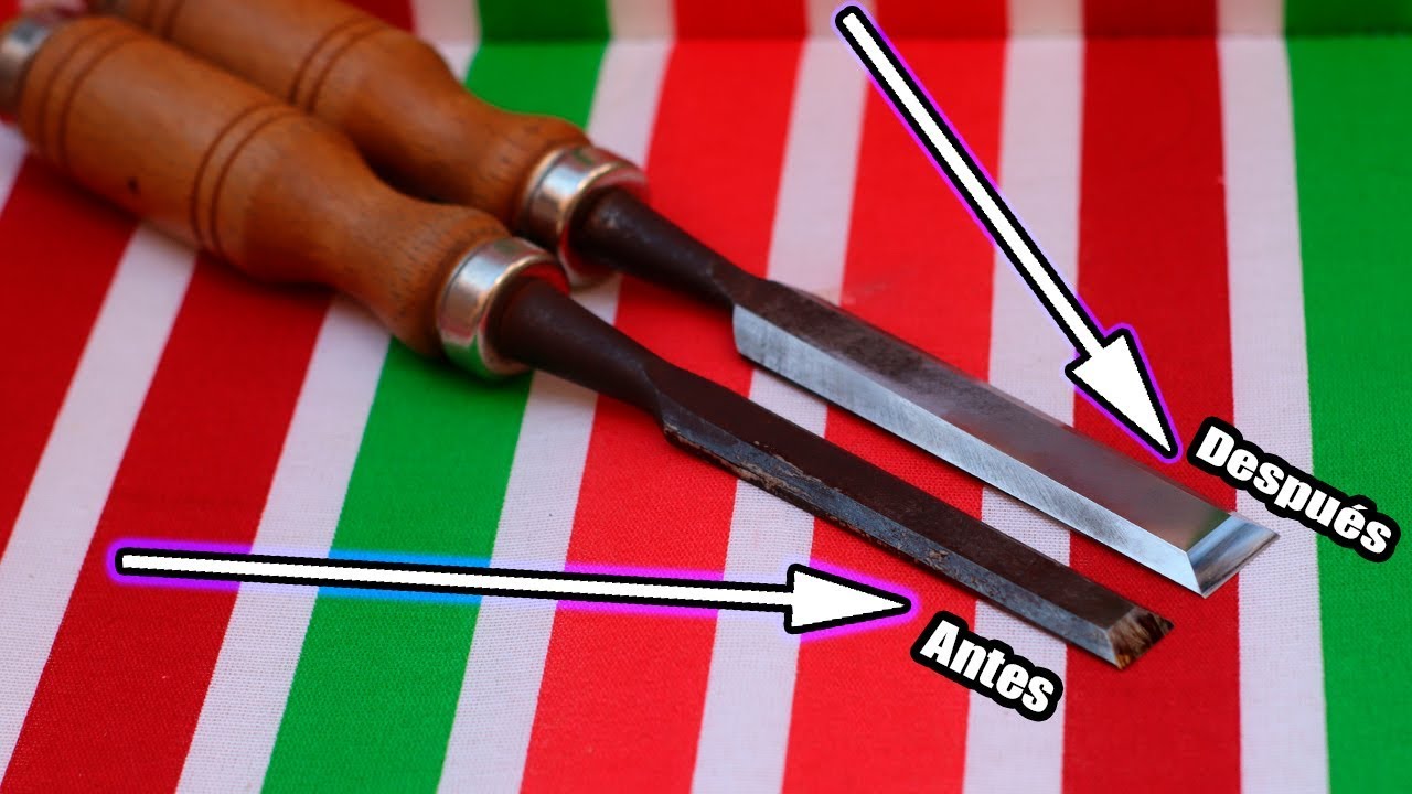 A todo Carpintero le gusta un afilado de este tipo - (Además es FACIL)