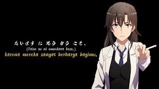 Kata kata anime OREGAIRU | shizuka hiratsuka | story wa anime | anime 30 detik | anime sad | sad boy