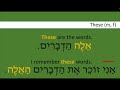 Prayerbook hebrew 16  this that those as adjectives