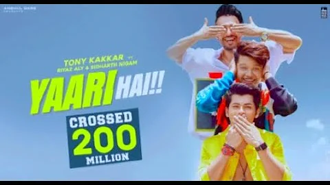 Yaari hai - @Tony Kakkar | Riyaz Aly | Siddharth Nigam | Happy Friendship Day | Official Video