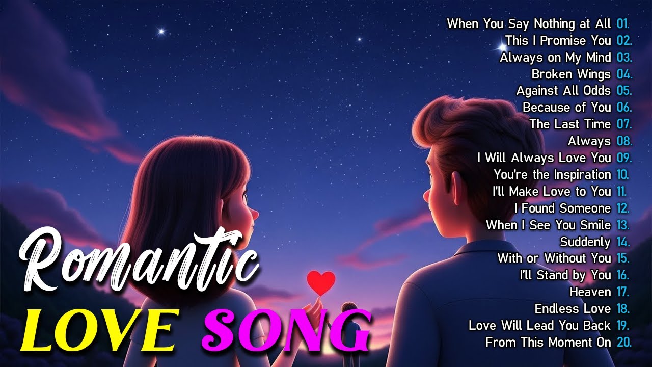 Romantic Love Songs Playlist 💕 Timeless Pop Hits of 80s 90s ✨ Forever Love Vibes Visual