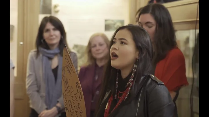 Ta'Kaiya Blaney singing Womens Warrior song May 5,...