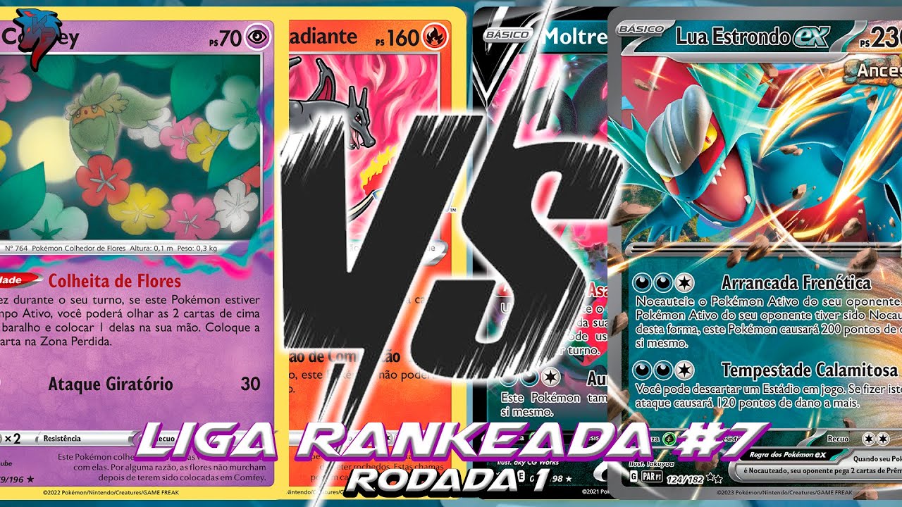 LOST ZONE CHARIZARD VS ROARING MOON - LIGA RANKEADA LOJA KATOPLAY T2 #7 RODADA 1