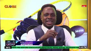 #GLOBE SPORTS PREMIER Live on Globe Tv with VINCENT FOEGOR, OSMAN HARUNA and KONYAH ROBERT screenshot 4