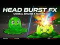 Head Burst FX in Unreal Engine 5 Niagara