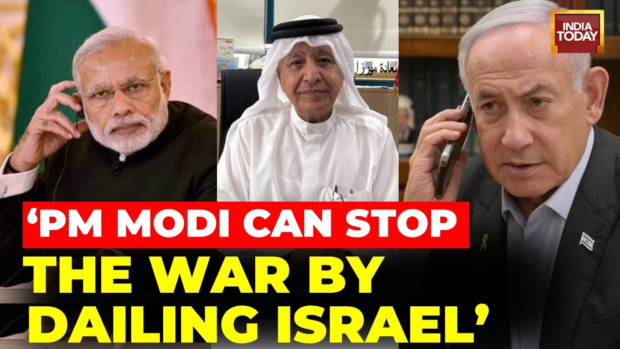 Ex-UAE envoy Speaks to India Today, Says 'PM Modi's One Call to Israel Can Stop the War'