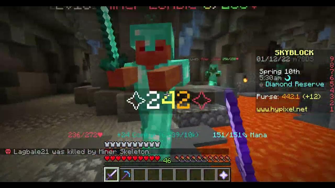 how to craft a redstone minion in hipixel skyblock YouTube