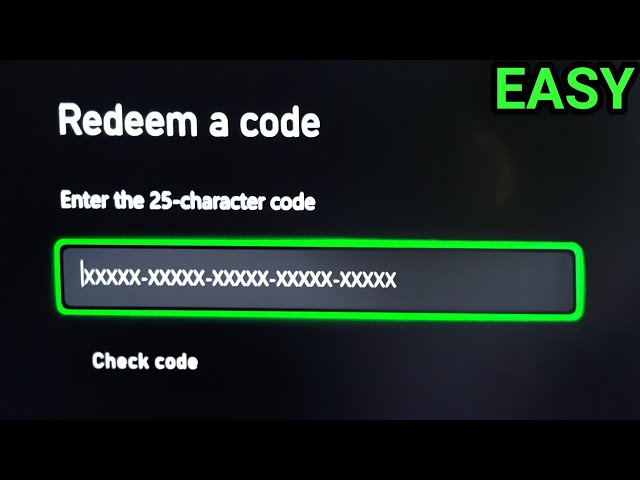 How To Redeem a Gift Card Code on the Xbox Series S