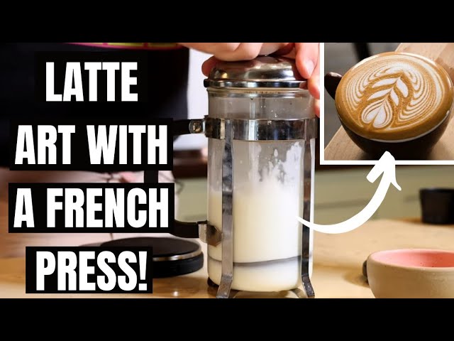 Hand Pump Latte Art Milk Frother  Aesthetic Barista Latte Art Studio