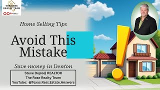 Most Denton Homeowners Make THIS Pricing Mistake When Selling