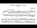 Sergei Rachmaninoff: Etude-Tableaux in F minor Op.33, Nr.1 (audio + sheet music) [Thurzó]