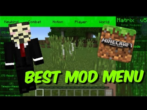 BEST NEW MINECRAFT PE MOD MENU HACK CLIENTS, AIMBOT, GOD 