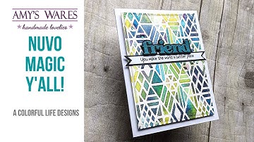 Shimmer powder sorcery with the FAB new Intricate Diamonds Stencil!! Never ceases to impress!!