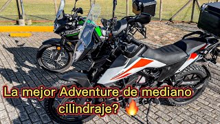 KTM 390 Adventure vs Kawasaki Versys X 300 Comparativa y drag race