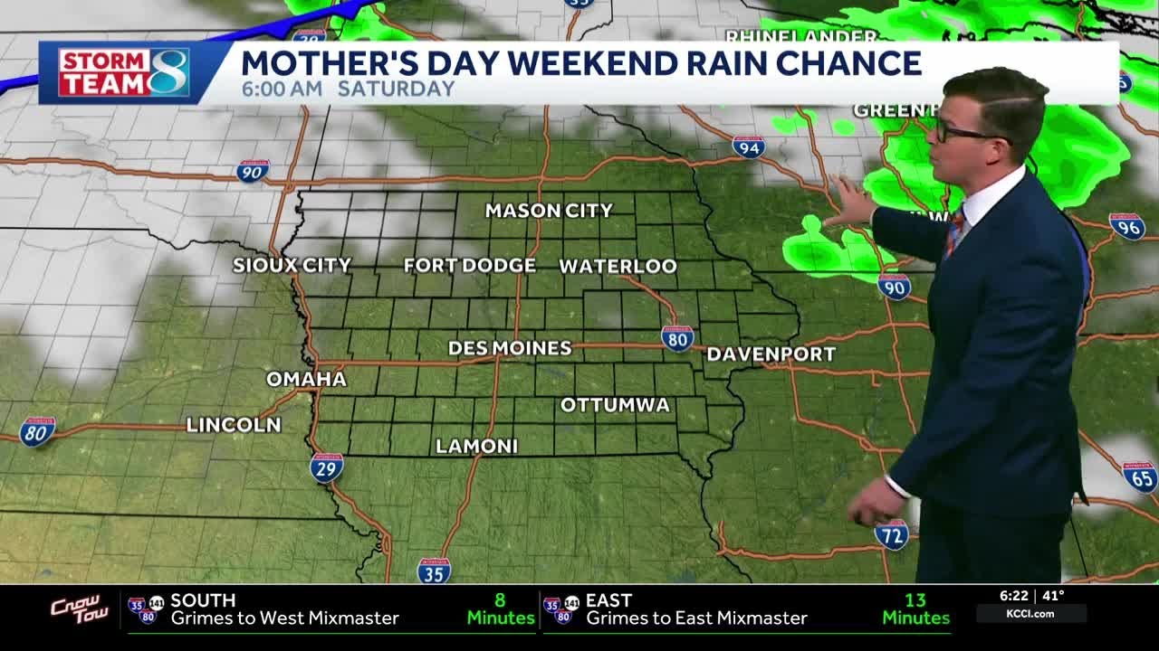 Iowa weather: Warming up towards the weekend with rain chances ...