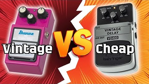 Analog Delay shootout Ibanez AD9 vs. Behringer VD400