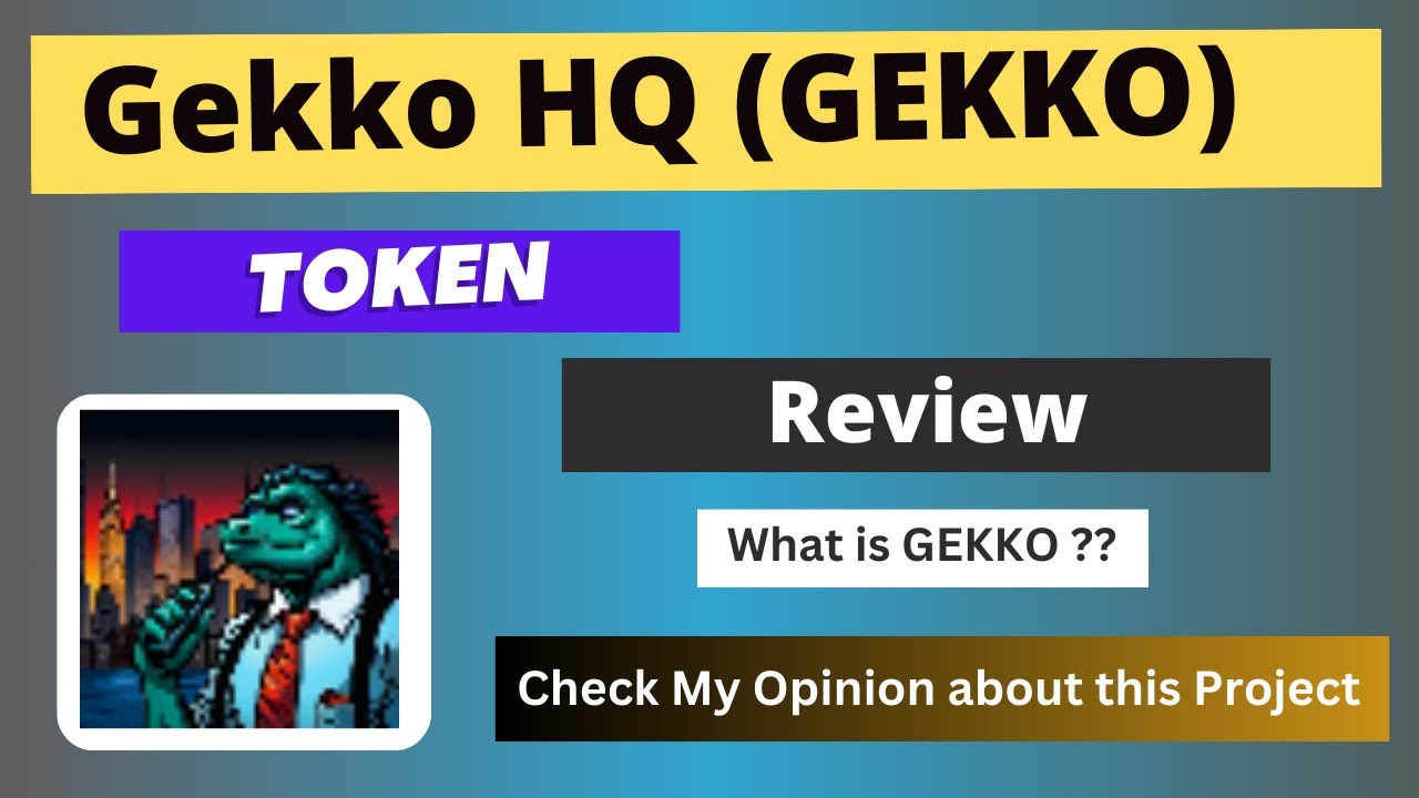 What is Gekko HQ (GEKKO) Coin | Review About GEKKO Token - YouTube