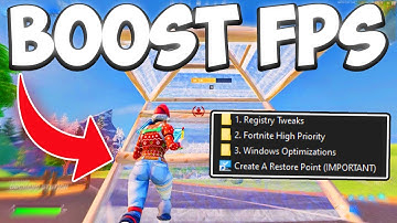 Fortnite Chapter 2 Remix FPS BOOST! (FIX Fortnite FPS Drops)
