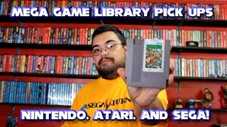 Mega Game Library Pick Ups Ep.  24: Nintendo, Atari, and Sega!