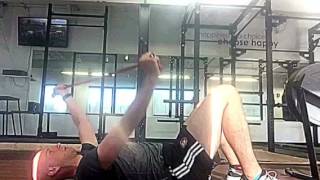 Hooklying Band Diagonals with Cervical Rotation