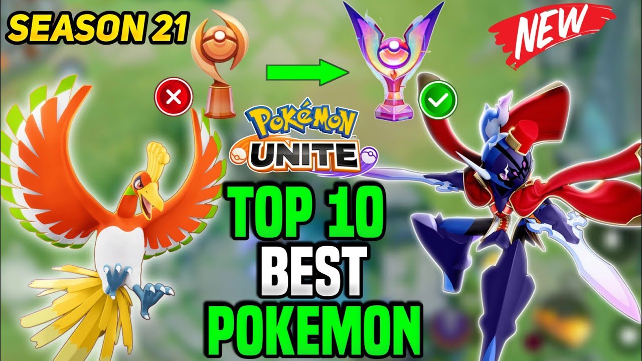 10 лучших покемонов для соло-рейтинга в 21 сезоне! Совершенно новые мета-покемоны | Pokemon unite