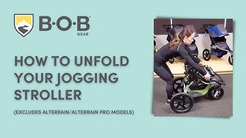 How To Unfold BOB Gear Jogging Strollers (select models)